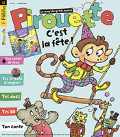 Prix et tarif de l'abonnement au magazine Pirouette