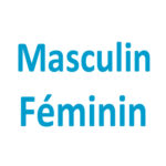 Masculin Féminin CP - CE1 - CE2