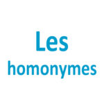 Les homonymes CM1 - CM2