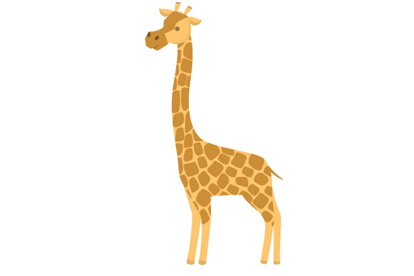 Coloriage girafe gratuit