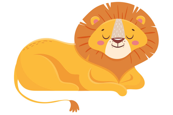 Coloriage de lion gratuit