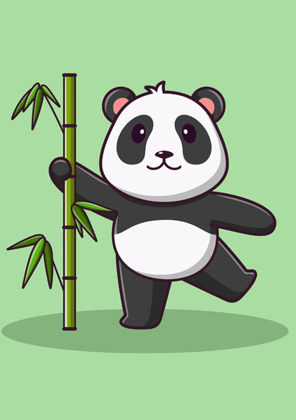 Coloriage panda