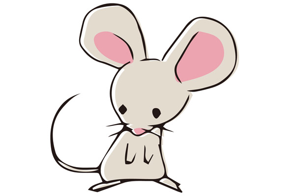 Coloriage souris gratuit