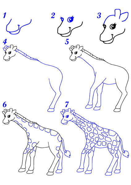 Dessin girafe