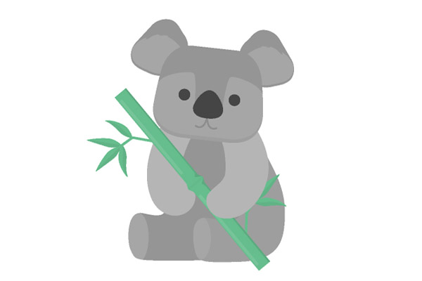 Dessin de koala à colorier