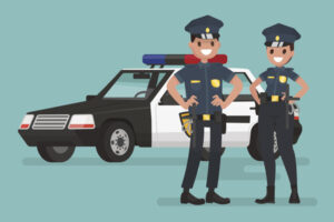 Coloriage de policier gratuit