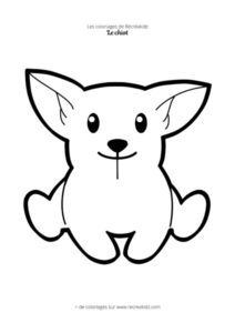Coloriage chiot CP