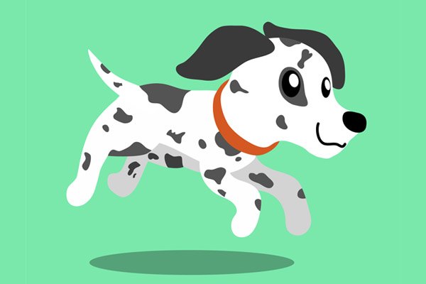 Coloriage dalmatien gratuit