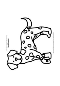 Coloriage dalmatien maternelle