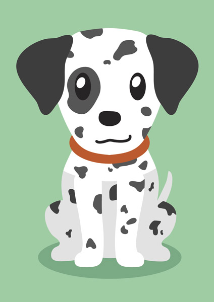 Coloriage dalmatien