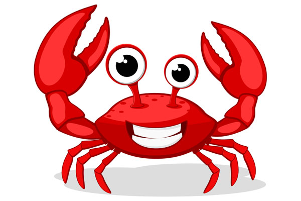 Dessin de crabe à colorier