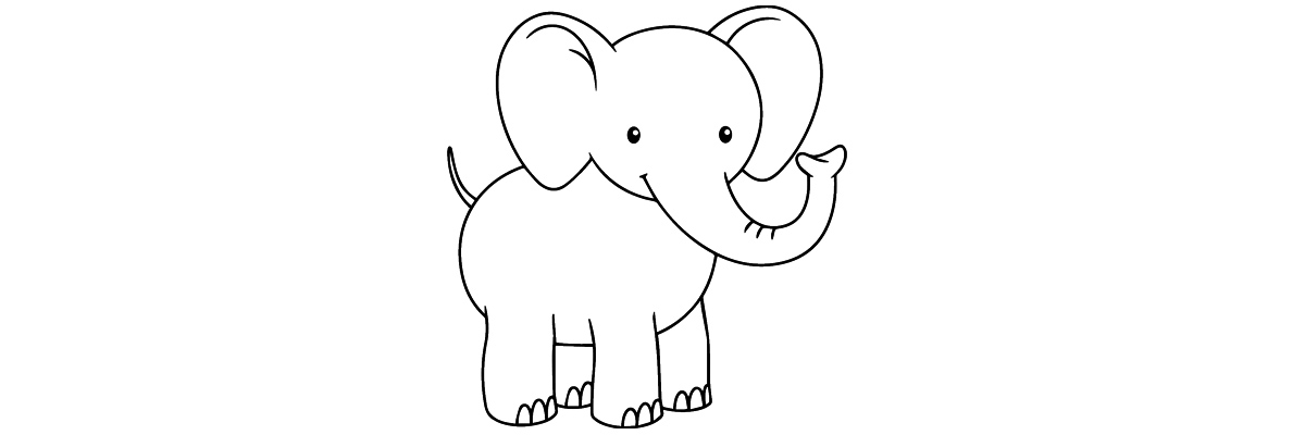 Apprendre à dessiner un éléphant étape par étape