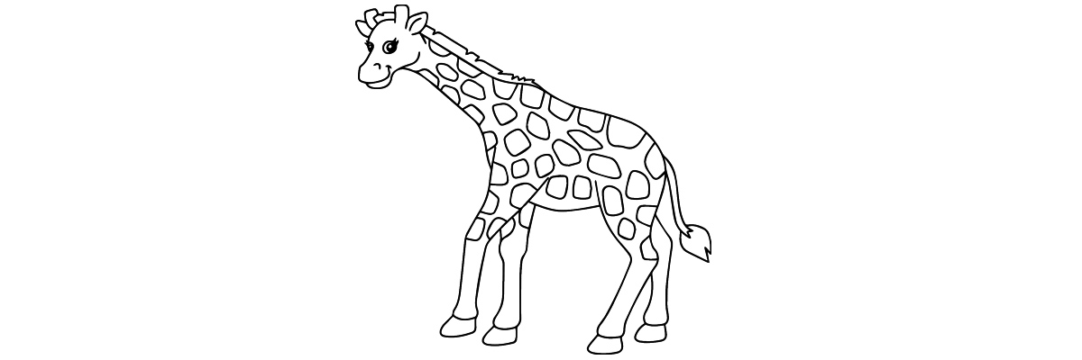 Apprendre à dessiner une girafe étape par étape