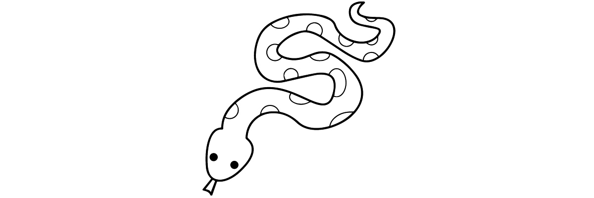 Apprendre à dessiner un serpent étape par étape