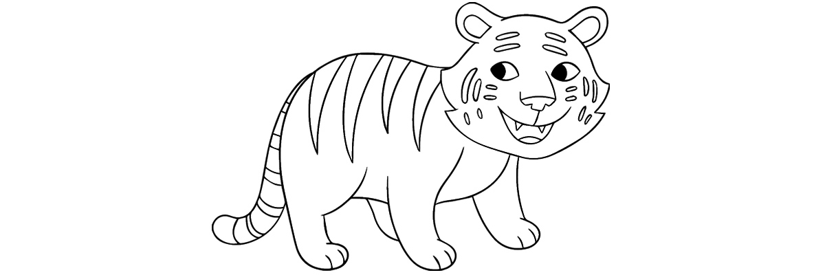 Apprendre à dessiner un tigre étape par étape