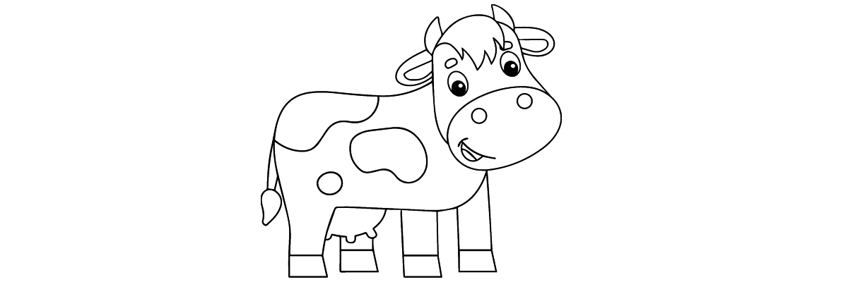 Apprendre à dessiner une vache étape par étape