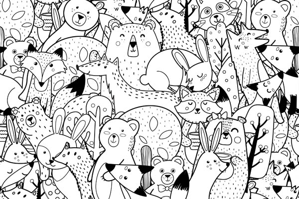 Comment dessiner animaux de la forêt facilement