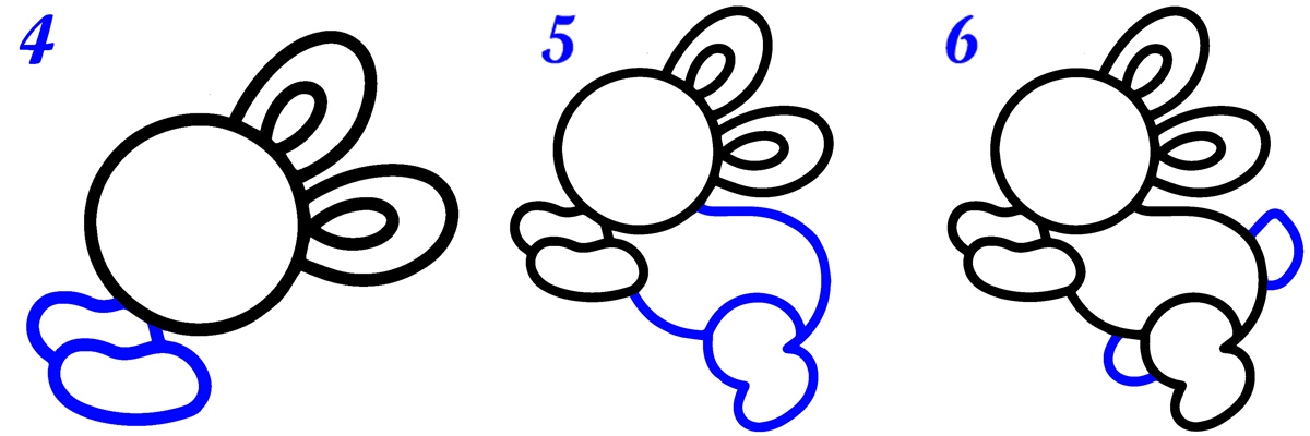 Comment dessiner lapin facile