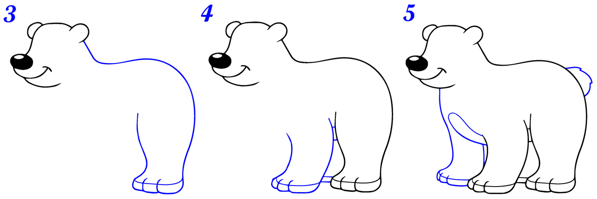 Comment dessiner ours facile