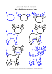 Dessiner un cerf