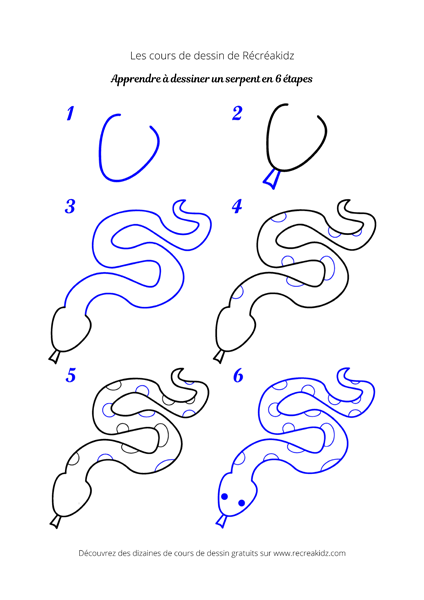 Dessiner un serpent