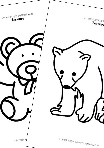 Ours facile à dessiner maternelle