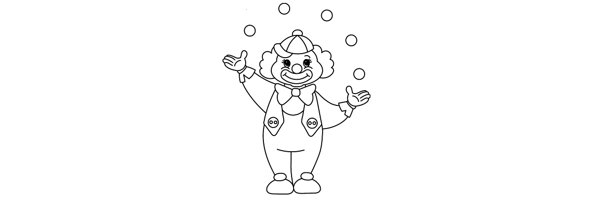 Apprendre à dessiner un clown étape par étape