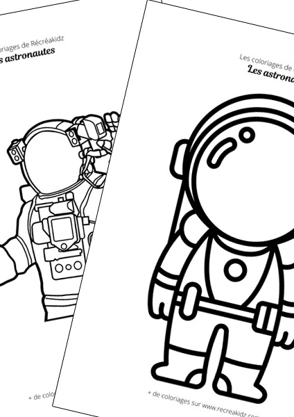 Astronaute facile à dessiner maternelle