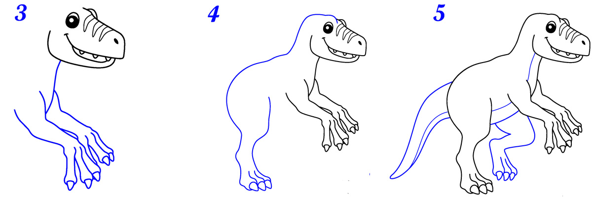 Comment dessiner vélociraptor facile
