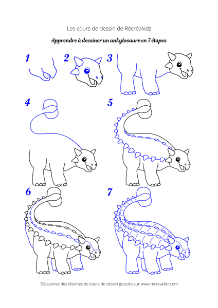 J'apprends à dessiner les dinosaures