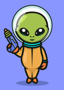 Coloriage extraterrestre