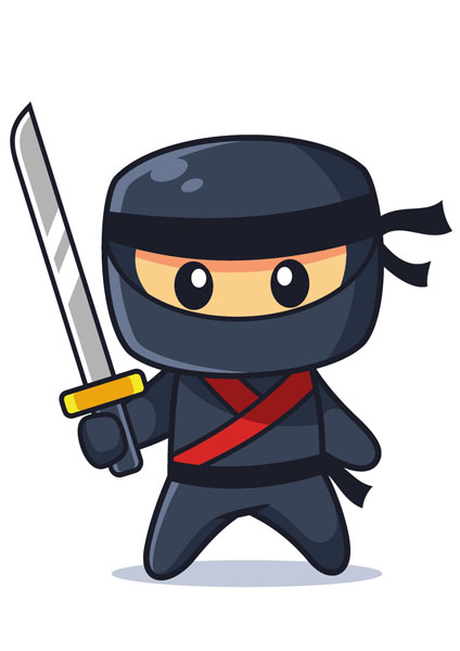 Coloriage ninja