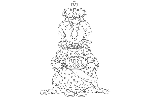 Coloriage reine gratuit