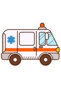 Coloriage ambulance