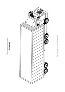 Coloriage camion CP