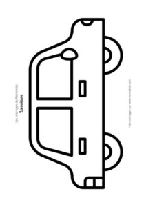 Coloriage voiture maternelle