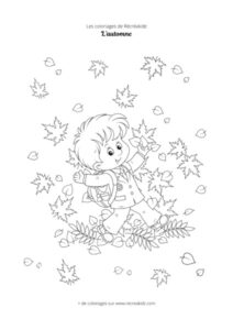 Coloriage automne CP