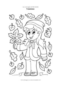 Coloriage automne maternelle