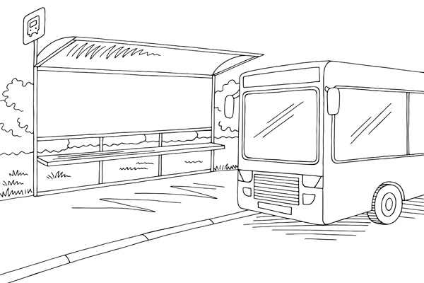 Coloriage bus gratuit