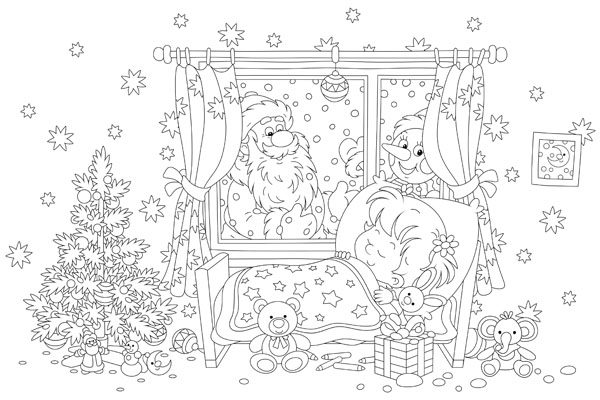 Coloriage Noël à imprimer