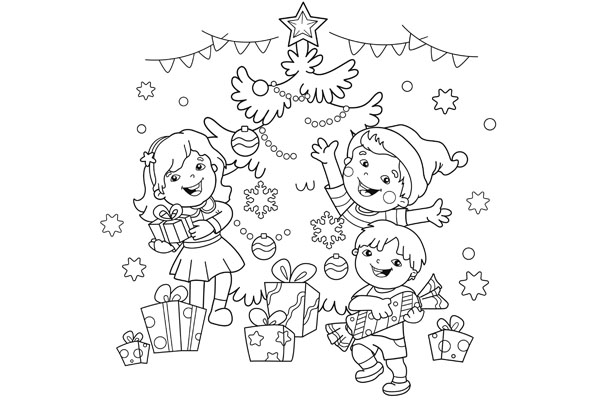 Coloriage Noël gratuit