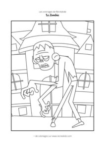 Coloriage zombie CP