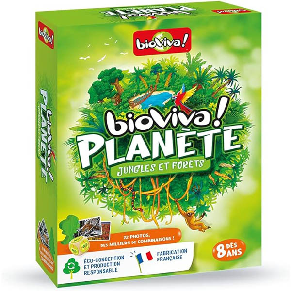 Bioviva Planète Jungles et forêts jeu écologie 8 ans