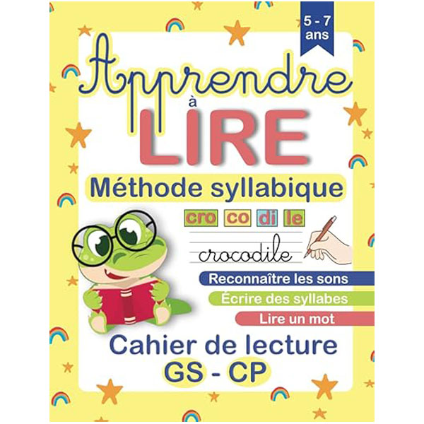 Cahier apprendre à lire méthode syllabique GS CP