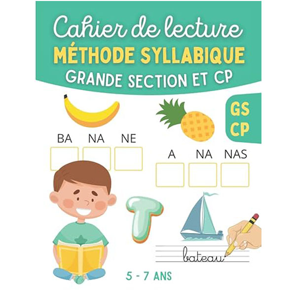 Cahier de lecture méthode syllabique grande section CP