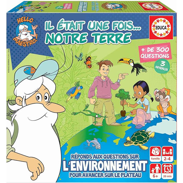 Il était une fois notre Terre meilleur jeu de société écologie 6 ans