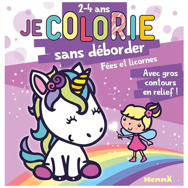 Licorne Livre de Coloriage Pour Enfants 3-6 ans: Cahier de