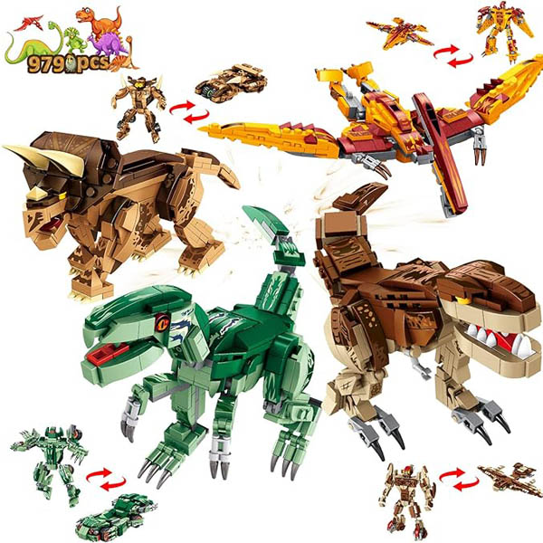 Kit de construction dinosaures 5 ans