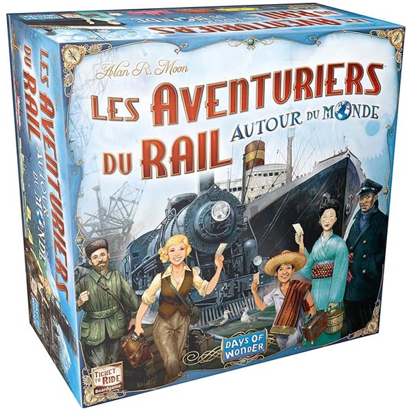 Les aventuriers du rail autour du monde jeu géographie 10 ans