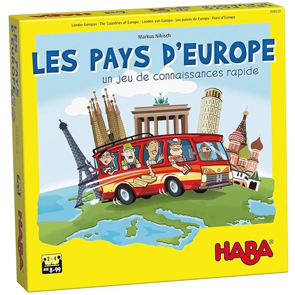 Les pays d'Europe jeu géographie 8 ans